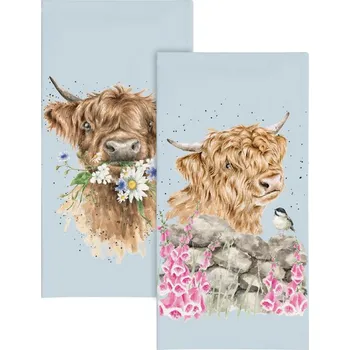 Dávkovač mýdla Wrendale Designs Wrendale papírové kapesníky 4 vrstvé Daisy Coo Highland býk 21x21cm 10ks