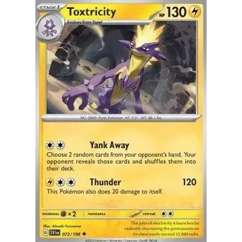 Karetní hra The Pokémon Company Pokémon TCG: SV1en 072/198 Toxtricity REVERSE HOLO