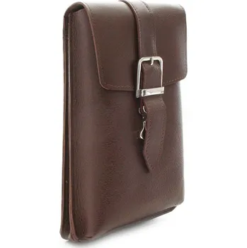 Obal na doklad Hnědé pánské kožené pouzdro na mobil Matteo