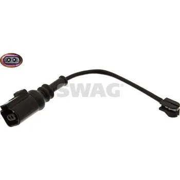 Brzdová destička Výstražný kontakt, opotřebení obložení SWAG 30 94 4479