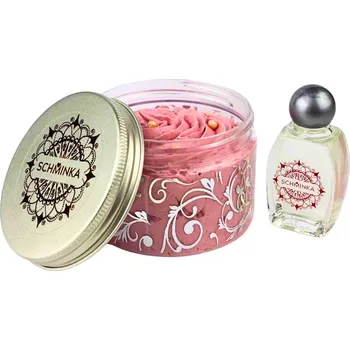 Sprchový gel SCHMINKA Výhodný Set - Sprchová šlehačka Rose Oud + Mini Parfém Rose