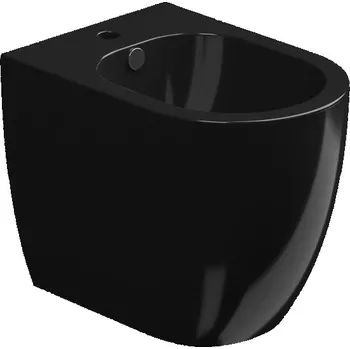 Bidet Bidet stojící Like, keramický, černý lesklý, s otvorem pro baterii, LKBI01002FI