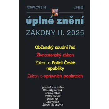 Kniha Aktualizace II/2 / 2025 - Občanský soudní řád