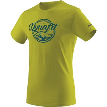 Pánské tričko Triko DYNAFIT GRAPHIC CO M S/S TEE Moss/CLASSIC L