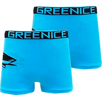 Boxerky Bezešvé boxerky Greenice mix dezénů - Fire Art.4567 ((3 ks v balení ) Barva: Mix barva, Velikost: M/L