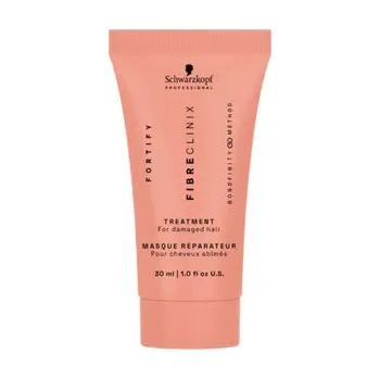 Vlasová regenerace Schwarzkopf Professional Fibre Clinix Fortify Treatment maska na poškozené vlasy 30 ml