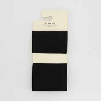 Dětská móda Reserved - Černé punčocháče 60 DEN - černý - 268GE-99X - 268GE-99X-U14