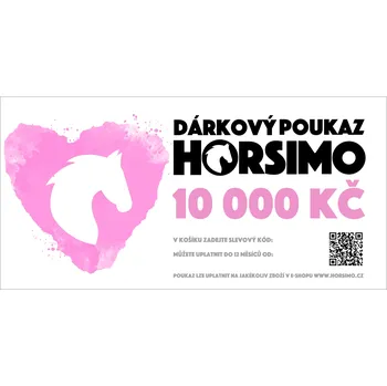 Dárkový potravinový koš HORSIMO VOUCHER - Valentýnský dárkový poukaz 10 000 Kč DO RUKY