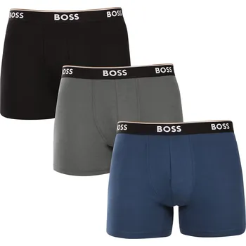 Boxerky 3PACK pánské boxerky BOSS vícebarevné (50531691 969) L Možnost vrácení zboží ZDARMA do 120 dnů!