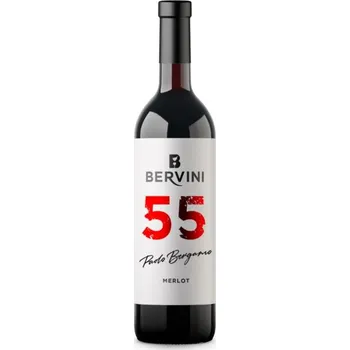 Víno Bervini 55 Merlot Friuli DOC 12,5% 0,75l