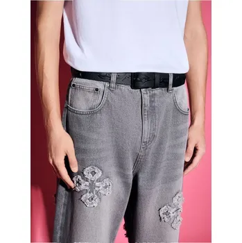 Módní doplněk Pásek z napodobeniny kůže - L - House - černá - 289HO-99X