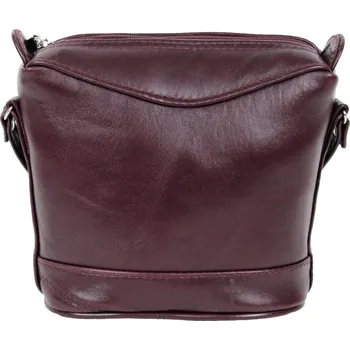 Kabelka Sikora Dámská kožená kabelka SIK vínová
