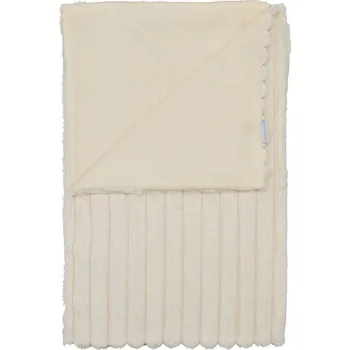 deka Krémová deka z mikroplyše 130x170 cm Cosy Ribbed – Catherine Lansfield ID_1801411
