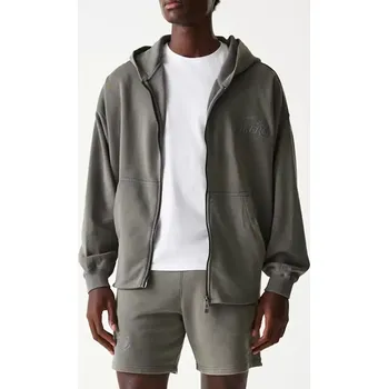 Pánská mikina Mikina New Era - NBA Washed Full-zip - LA Lakers - Grey velikost M