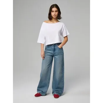 Dámské džíny Džíny wide leg - 44 - House - modrý - 728FV-55J