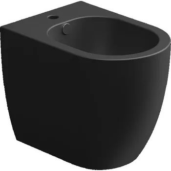 Bidet Bidet stojící Like, keramický, černý matný, s otvorem pro baterii, LKBI01003FI