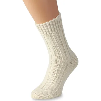 Dámské ponožky Wooline Vlněné Merino ponožky, volný lem, krémově žlutá Velikost ponožek: EUR 35-38 hebké!