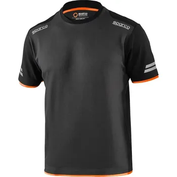 Pánské tričko SPARCO Tucson TECH TW černé pánské triko XXL
