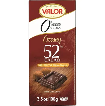 Čokoláda VALOR Čokoláda 52% kakaa Truffle bez cukru 100g 100g