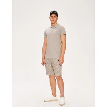 Pánské kraťasy Pánské šortky MANFILS 3 W455 - šedý melír