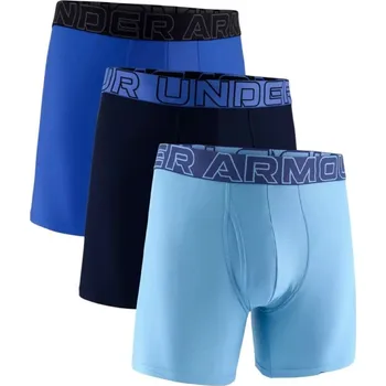 Pánské spodní prádlo Under Armour Perf Tech 6in-3pk M 1383878-418 - blue XL
