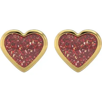 Piercing Studex Náušnice pro piercing Sensitive Srdce S3567 - červená