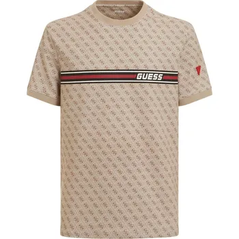 Pánské Tričko s krátkým rukávem GUESS JAMEY T-SHIRT Z2BI09J1314-P13W – Béžová S