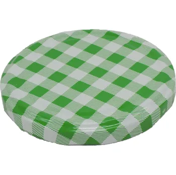 Víčko na zavařovací sklenici Zavařovací víčko KÁRO SVĚTLE ZELENÉ RTS TO 82 KARTON (paster do 105°C) Počet kusů v balení: 700