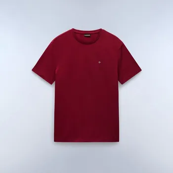 Pánská móda Pánské Tričko s krátkým rukávem NAPAPIJRI SALIS SS SUM NP0A4H8DR1E1 – Červená M