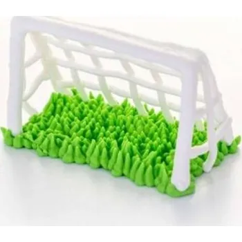 Jedlá dekorace na dort Cukrová figurka fotbalová branka 1ks - K Decor