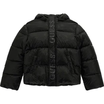Chlapecké oblečení Dětská Zimní prošívaná bunda GUESS HOODED LS PUFFER W/ZIP J4BL02WGIW0-JBLK – Černá 10