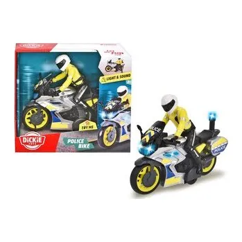 Karnevalový kostým Policejní motocykl 17 cm s jezdcem