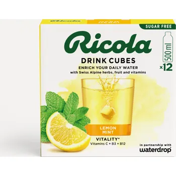 Instantní nápoj Waterdrop Lemon Mint 12 ks 12 kapslí