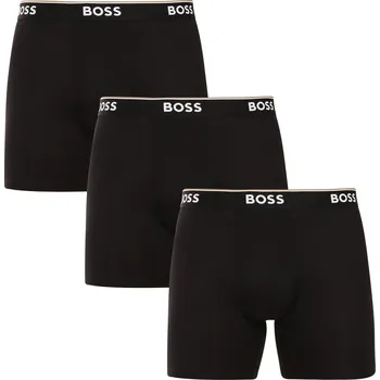Boxerky 3PACK pánské boxerky BOSS černé (50538142 001) XXL Možnost vrácení zboží ZDARMA do 120 dnů!