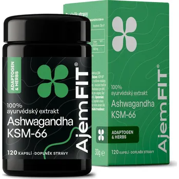 AjemFIT Ashwagandha KSM66® - 120 kapslí