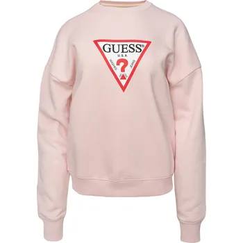 Dámská mikina Dámská Mikina GUESS GJ CN OS ICONIC TRIANGLE SWEAT W4YQ00KC811-G6R4 – Růžová XS