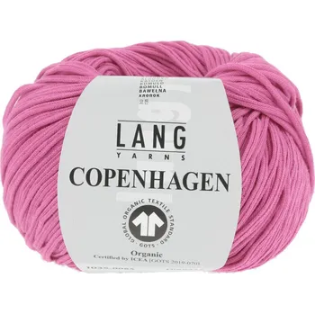 Příze Lang Yarns Copenhagen (Gots) 0085 Pink Pletací příze