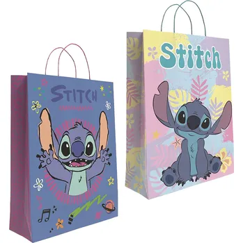 Dárková taška Florio Papírová taška Stitch velká ,balení 24 ks 586624