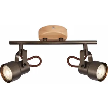 Bodové svítidlo Brilo - LED Bodové svítidlo TAHUN 2xGU10/5W/230V hnědá