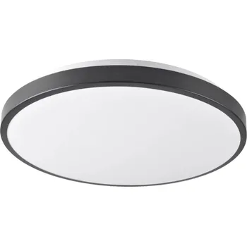 MiLio LED panel Stropní kulatý - 24W - černý - neutrální bílá