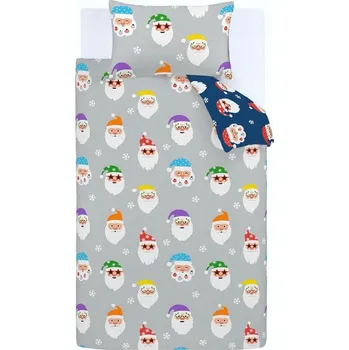 Povlečení Povlečení na dvoulůžko/prodloužené 230x220 cm Santa Spec-Tacular – Catherine Lansfield ID_1800941