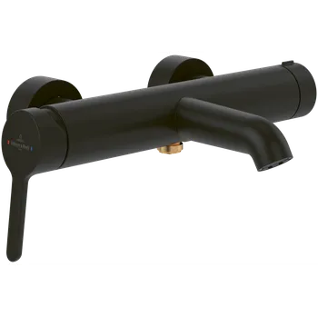 Vodovodní baterie Villeroy & Boch Skyla - Vanová baterie nástěnná, černá matná TVS116003000K5