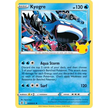 Karetní hra The Pokémon Company Pokémon TCG: 003/025 Kyogre HOLO