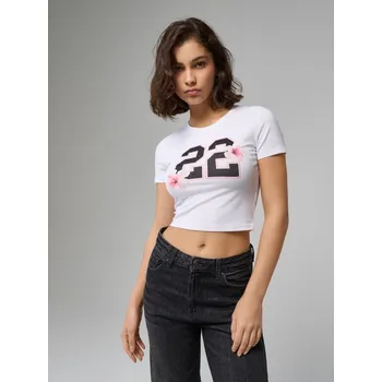 Dámské tričko Tričko s potiskem - XS - House - bílý - 304EB-00X