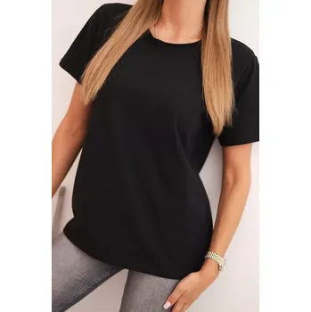 Dámská halenka Polski Dámská bavlněná blůza klasického střihu černá Polski černá | šedá 3403478