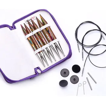 Nástroj na niť a příze Sada výměnných kruhových jehlic KnitPro Symfonie Chunky Set