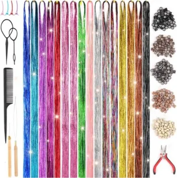 Doris Kadeřnická sada barevných pramenů na vlasy a doplňky