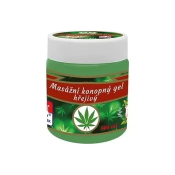 Masážní přípravek Konopný gel Cannabis 500 ml hřejivý