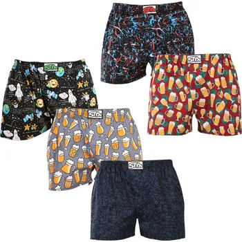 5PACK pánské trenky Styx art klasická guma vícebarevné (5A1378145) L Možnost vrácení zboží ZDARMA do 120 dnů!