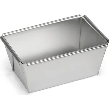 Plech na pečení PATISSE BASIC 9 cm - mini forma na pečení chleba z oceli s nepřilnavým povrchem, tmavě šedá